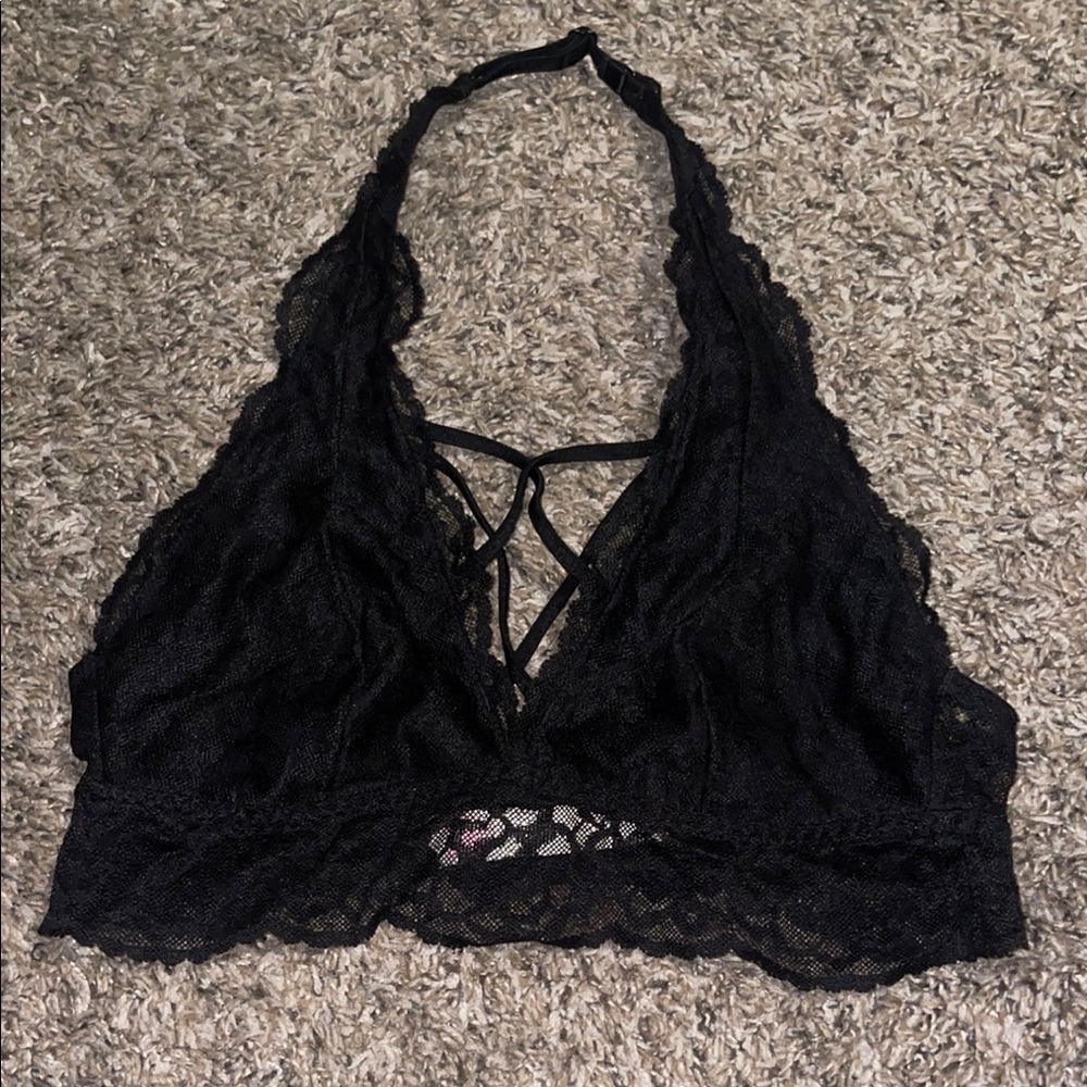 Elegant Black Lace Bralette